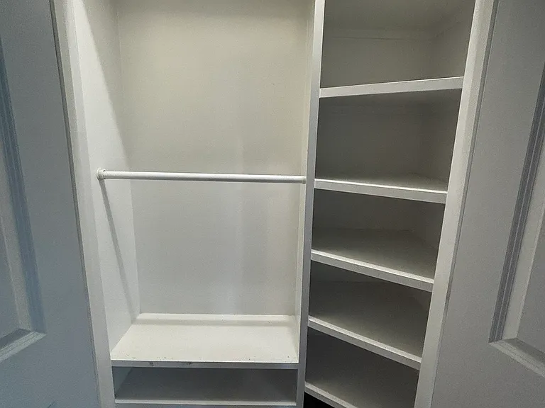 Bedroom #3 closet (10 foot ceilings)