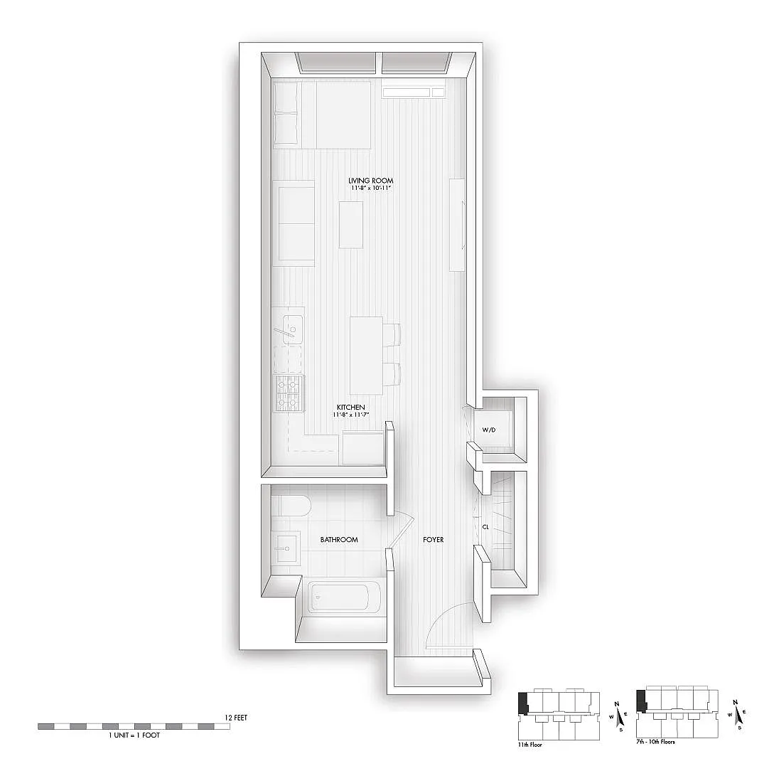 Floor plan 701-1101
