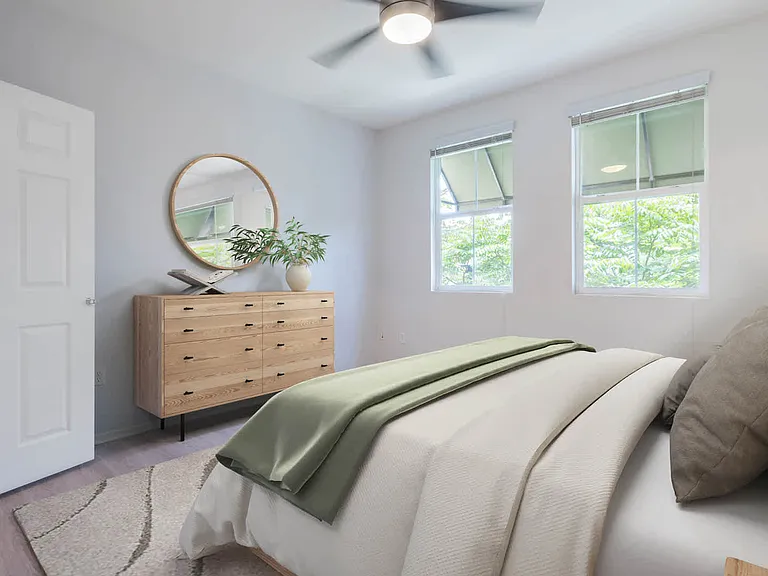 Bedroom with Hard Surface Flooring