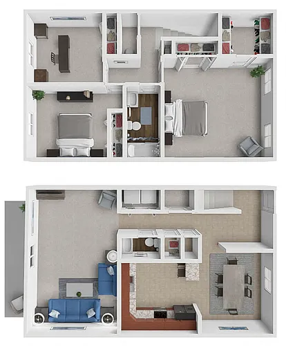 Floor plan Blair Townhome