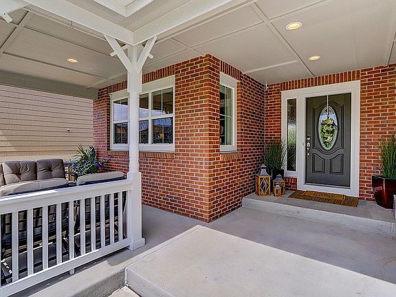 Welcoming front porch