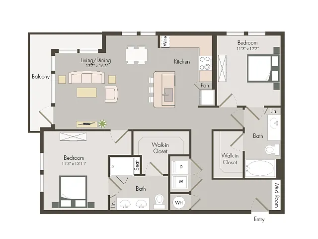Floor plan B3