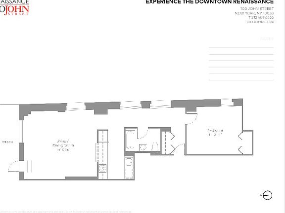 2nd image of 100 John St APT 1702