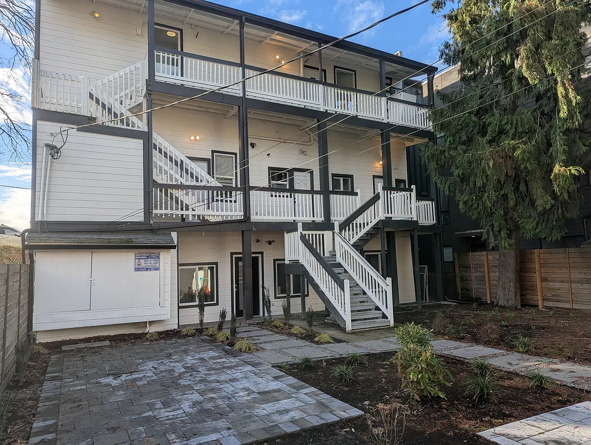 The unit is on the bottom level. - 6236 Stanley Ave S #101