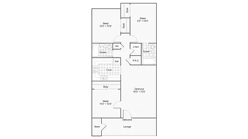 Floor plan C1