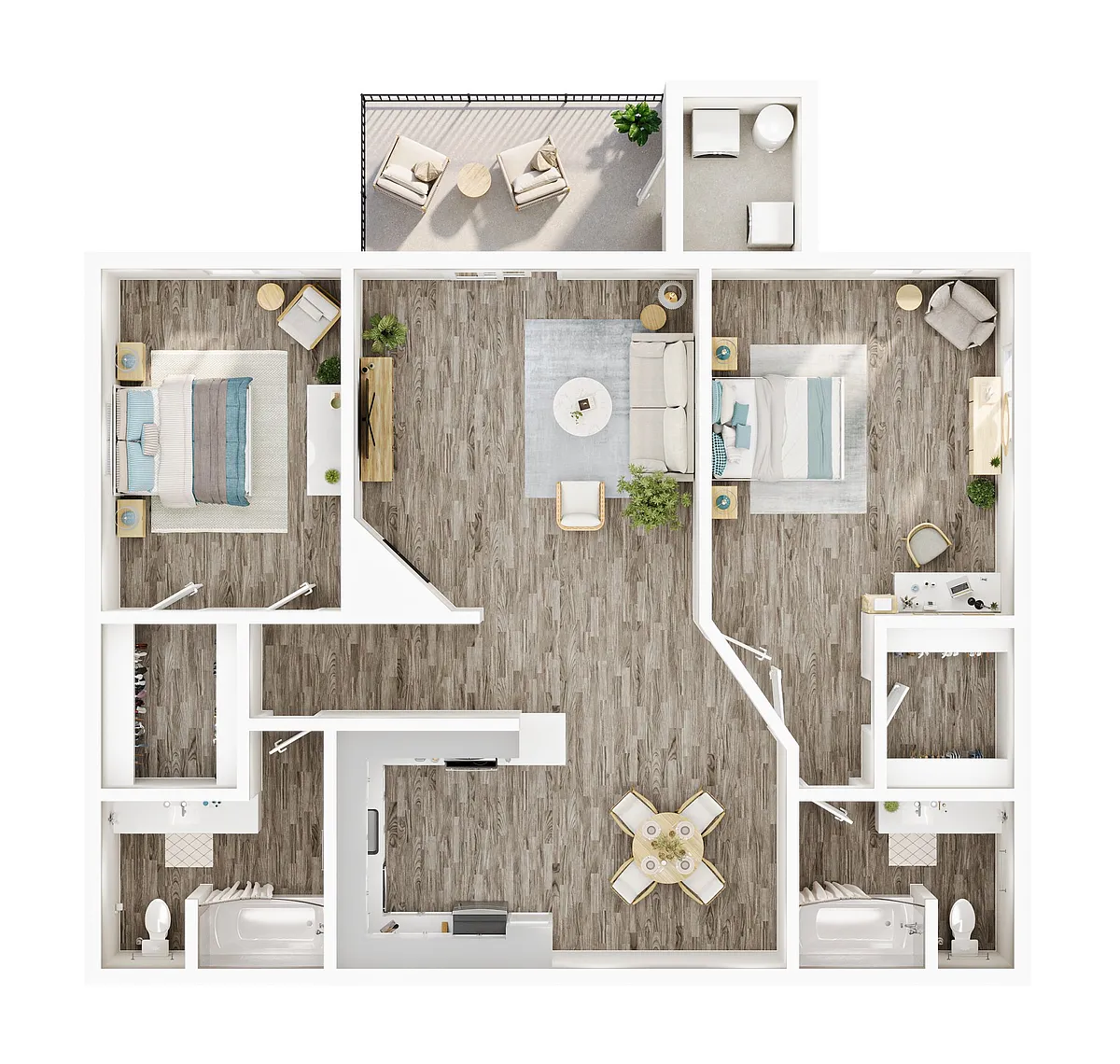 Floor plan 2B