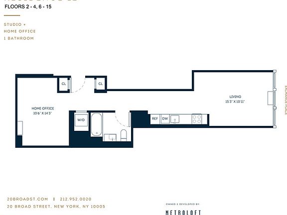 2nd image of 20 Broad St APT 412
