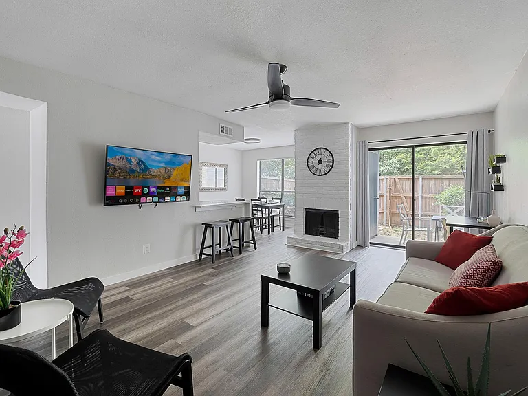 Spacious and bright, recent full remodel. Open floor plan. Wood burning fireplace.