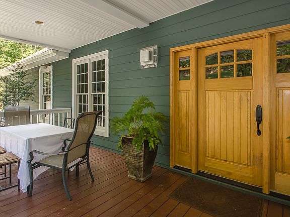 All-wood front door