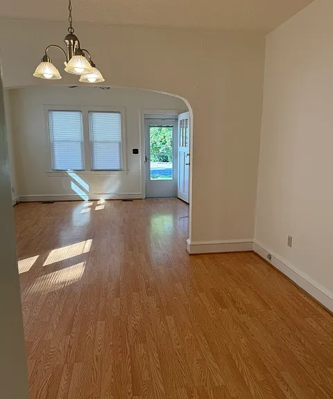 Looking from kitchen to front door