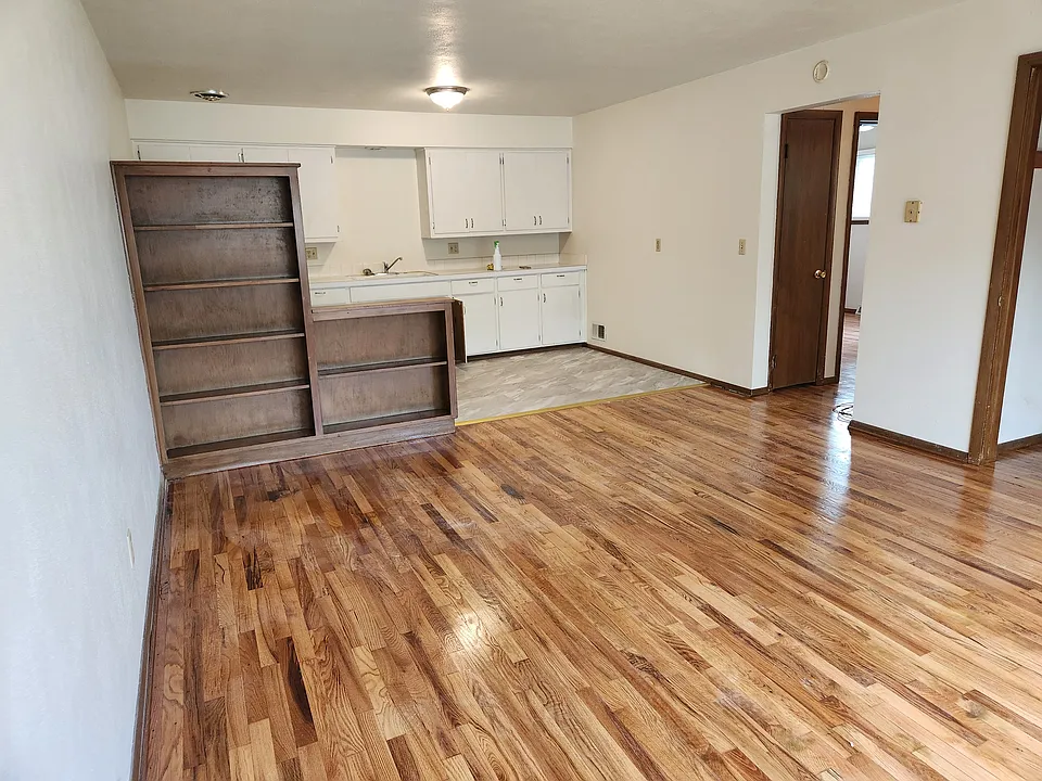 Living Room into Kitchen