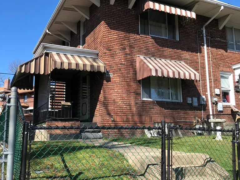 Rear of home