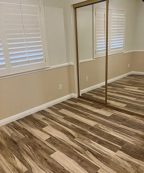 Gold Mirrored Closet Doors