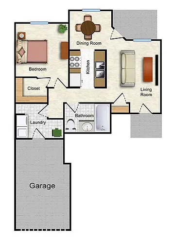 Floor plan The Lilac Park West Gardens