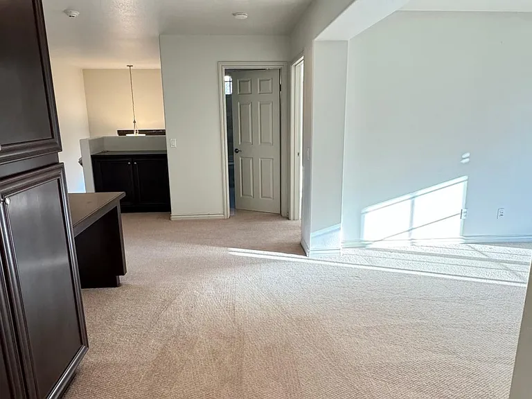 Hall way second floor opening into loft