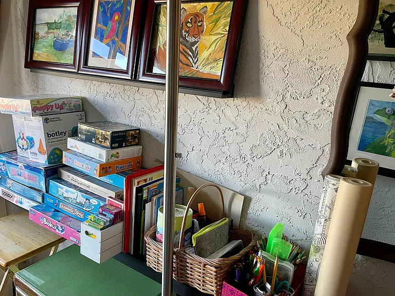 Games and coloring equipment for children