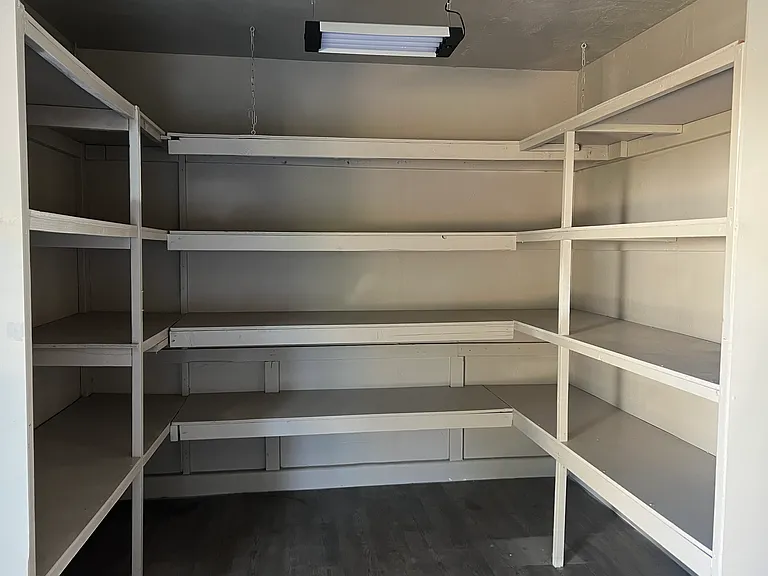 Storage in game room