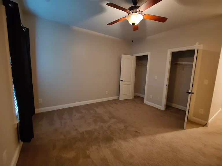 Front side bedroom has to closets, but these are not walk ins.