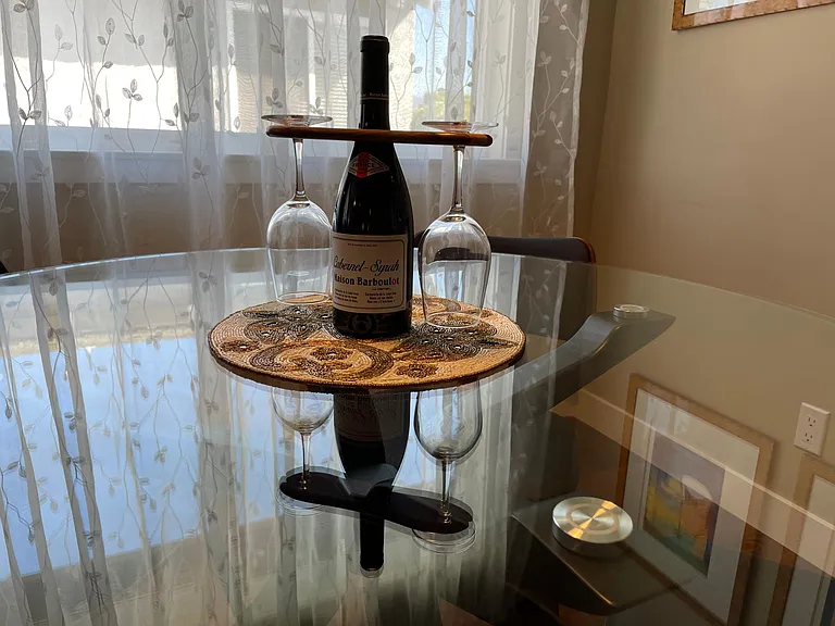 A bottle of wine will welcome you to your stay