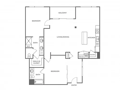 Floor plan E - Sophisticated