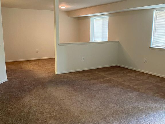 Living room and dining area