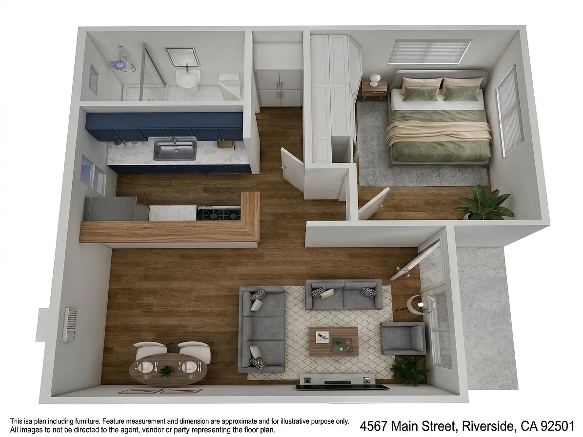 3D Layout. - 4567 Main St