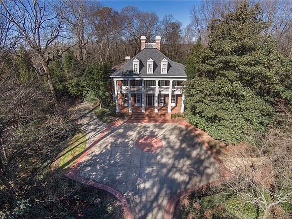 House sits back from street 