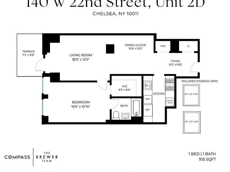 140 W 22nd St #2D — Photo 2