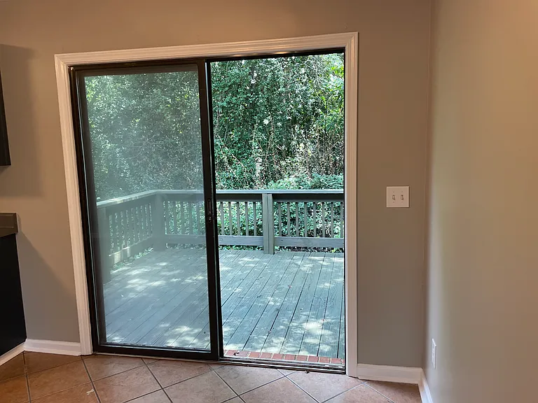 Enjoy easy access to your deck from the kitchen
