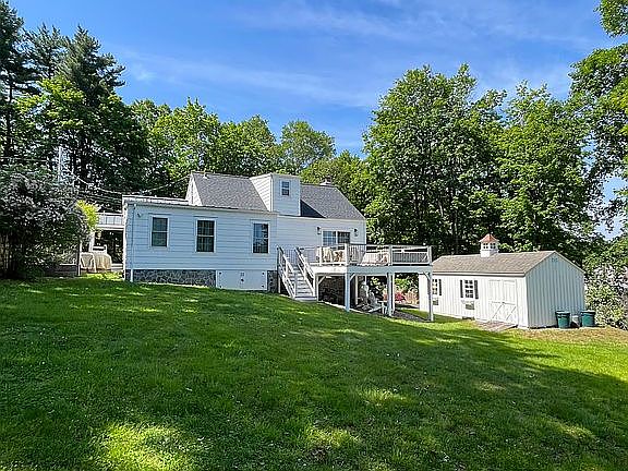 Large fenced in yard