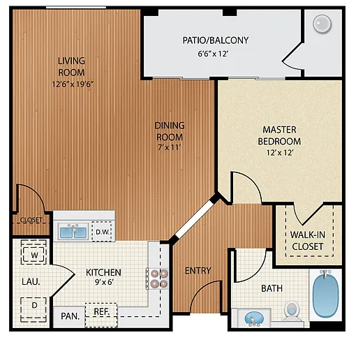 Floor plan Metro