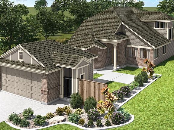 Elevation B with Garage D