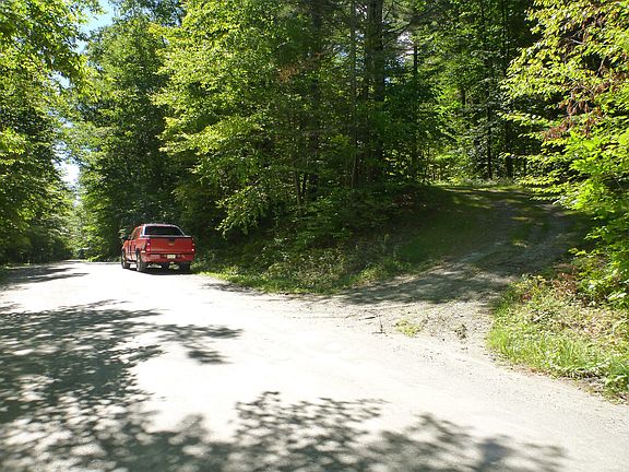 Driveway into main lot