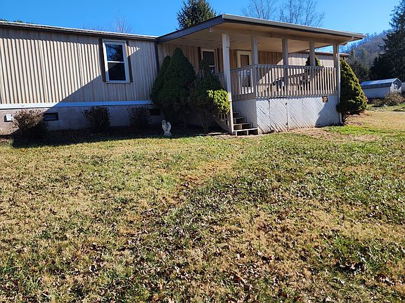 front of home with covered deck