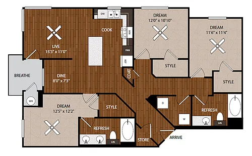 Floor plan C3