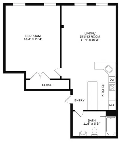 Floor plan A14