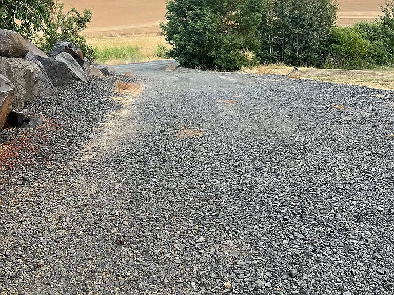 Driveway to private unit.