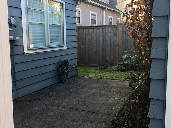 Side patio area
