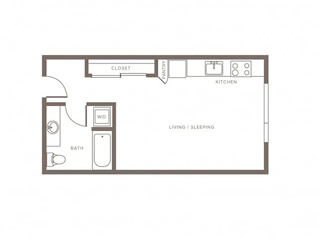 Floor plan S2 - Studio