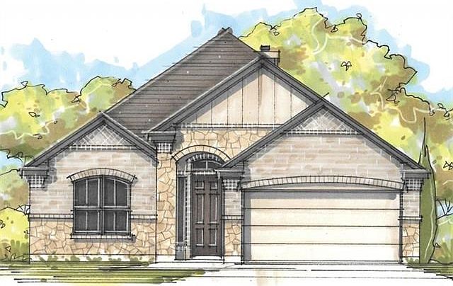 Actual home under construction.