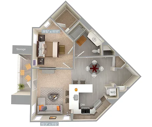 Floor plan A5-1-828sq