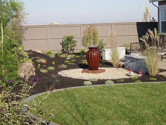 Backyard near completion