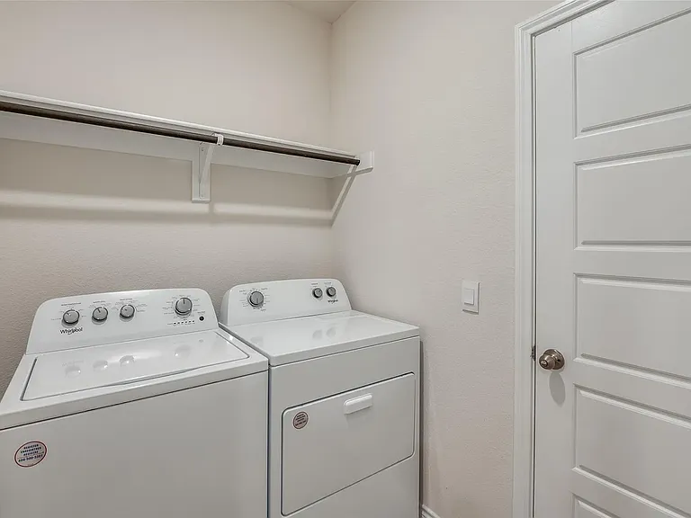 Washer & dryer.