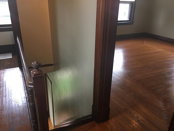 Steps and view into bedroom