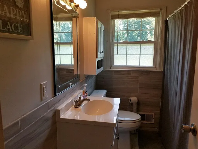 Recently remodeled bathroom...clean and bright
