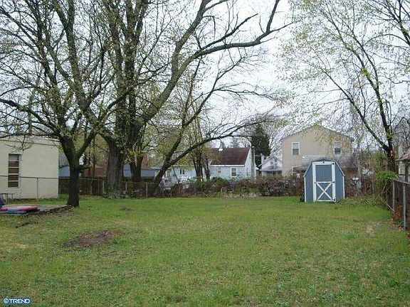 Large back yard