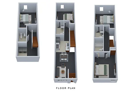 Floor plan 4 Bed 4 Bath