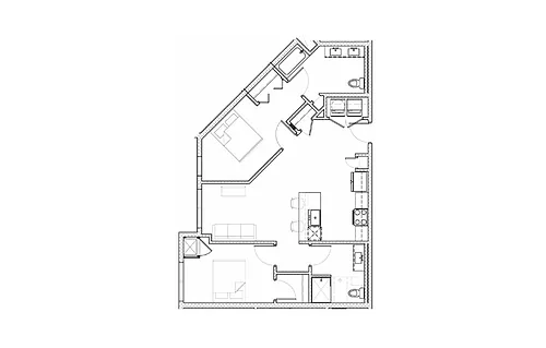 Floor plan 2X2