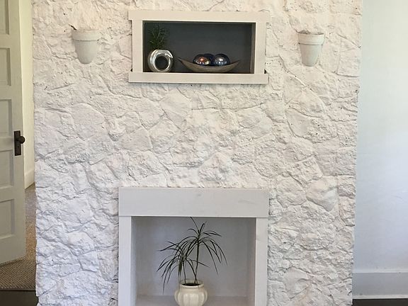 Fireplace in living room