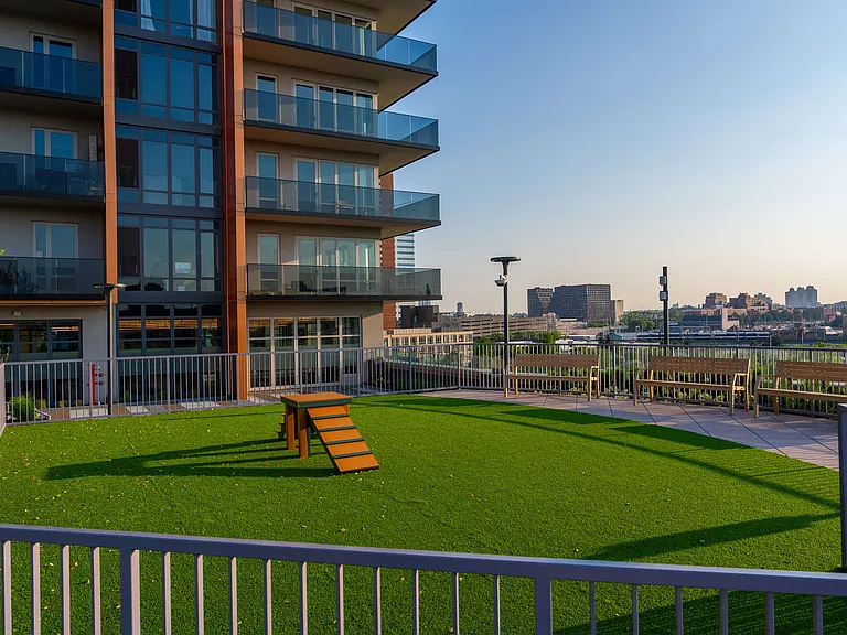 Pamper you pup at our pet spa and rooftop dog run